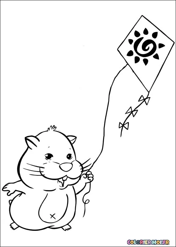 Dessin à colorier de Zhu Zhu Pets