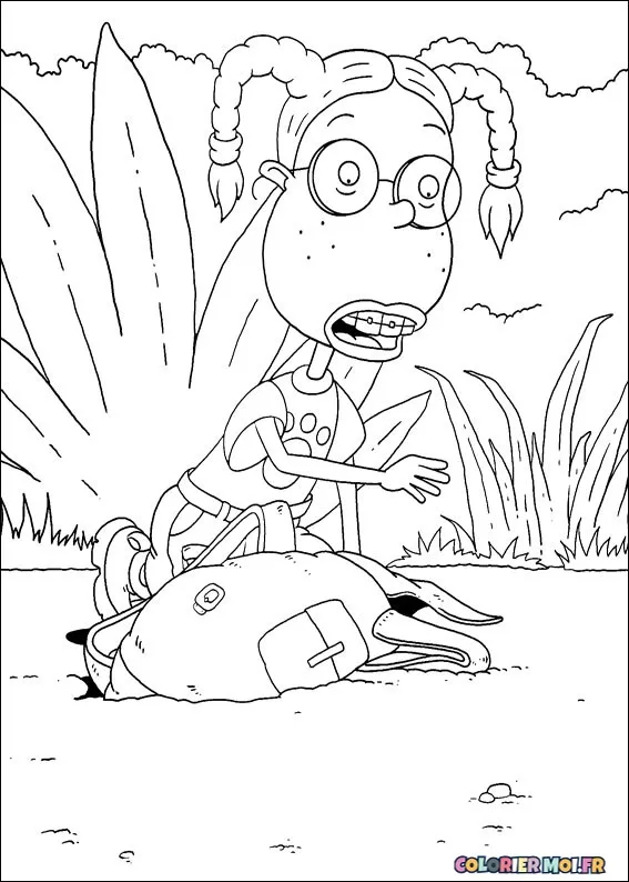 dessin de Rugrats - Aventures en couches 24 à télécharger imprimer et colorier.