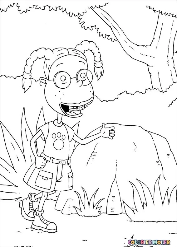 dessin de Rugrats - Aventures en couches 25 à télécharger imprimer et colorier.