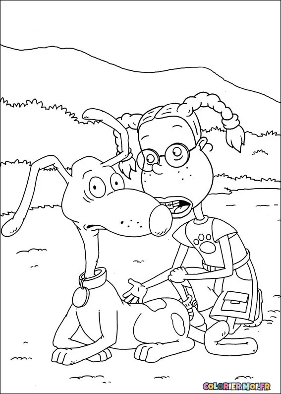 dessin de Rugrats - Aventures en couches 85 à télécharger imprimer et colorier.