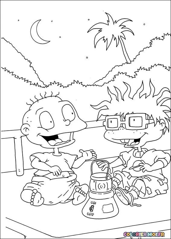 dessin de Rugrats - Aventures en couches 91 à télécharger imprimer et colorier.