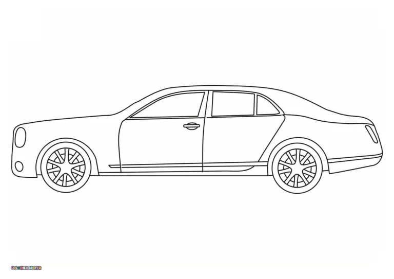 dessin de Voitures 131 à télécharger imprimer et colorier.