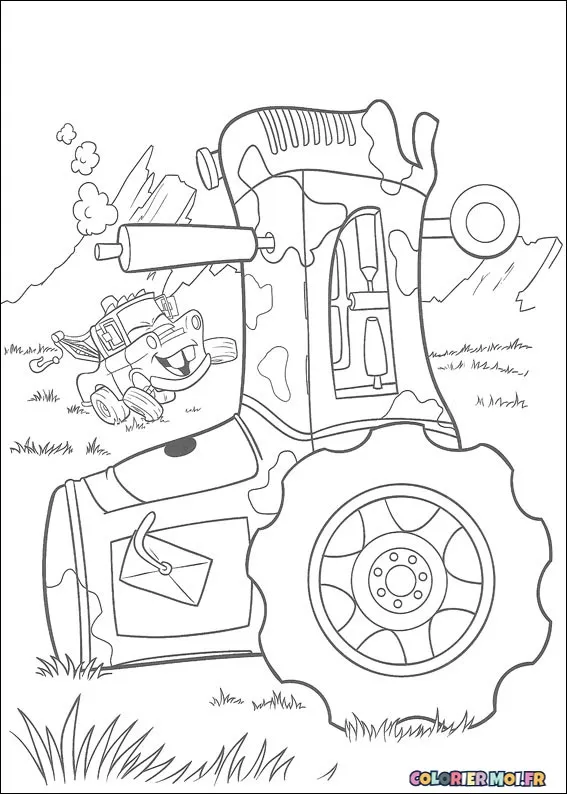 dessin de Voitures 47 à télécharger imprimer et colorier.