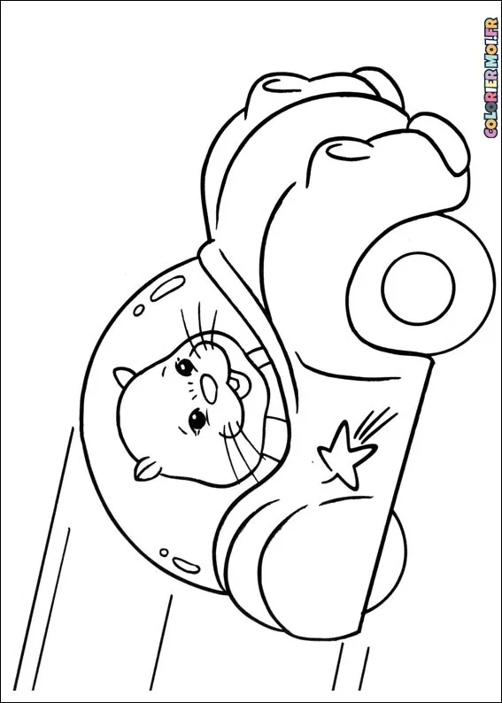 dessin de Zhu Zhu Pets 20 à télécharger imprimer et colorier.